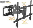 Кріплення для телевізора Equip 37-80" до 60 кг Black (4015867227183) - зображення 2
