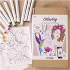 Zestaw do kolorowania Diy Kit Coloring Drawing Brush (5712854632874) - obraz 2