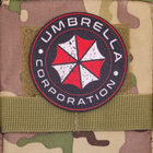 Шеврон Umbrella Corporation, 7х7, на липучці (велкро), патч друкований - зображення 2