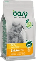 Сухой корм Oasy Lifestage Adult Hairball с курицей