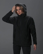 Куртка жіноча тактична Robokop 2.0 демісезон з капюшоном Чорна XS - зображення 3