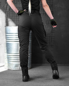 Жіночі штани тактичні чорні 44 - зображення 3
