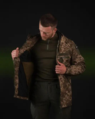 Куртка мужская с капюшоном демисезон Omega Softshell Пиксель M - изображение 2