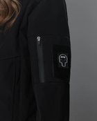 Куртка женская тактическая Robokop 2.0 демисезон с капюшоном Чёрная XXXL - изображение 6