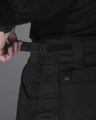 Мультифункціональні зимові тактичні штани ALPHA -20°C Rip-Stop Black XXXL - зображення 6