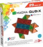 Klocki magnetyczne Magna Tiles Magna Qubix 29 elementów (0631291180296) - obraz 1