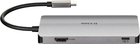 Hub USB D-Link DUB-M610 6-in-1 USB-C to HDMI/Card Reader/Power Delivery Silver - obraz 3