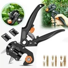 Профессиональный прививочный секатор Professional Grafting Tool для веток с 3 ножами для обрезки и прививки деревьев SN27 3-15 мм