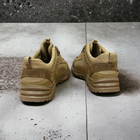 Тактические кроссовки лето, кожа натуральная Крейзи Хорс песок Win War Kros6 42 (27.5см) - изображение 4