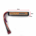 Аккумулятор LiPo 11.1V 900mah - stick 20-40C моноблок Т-коннектор (VBPower) (для страйкбола) - изображение 3