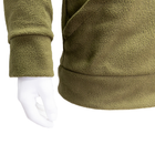 Флісова кофта зіп худі тактична-військова ЗСУ тепла зимова з капюшоном на блискавці OSPORT (ty-0038) Хакі XL - зображення 10
