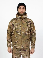 Куртка / вітровка тактична Softshell multicam софтшелл Мультикам 3XL - зображення 6