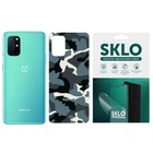 Захисна плівка SKLO Back (тил) Camo для OnePlus Nord N10 5G (Блакитний / Army Blue)