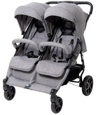Wózek dziecięcy BabyTrold OS2 Twin Pushchair Grey Denim (5704211714538) - obraz 1