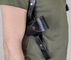 Кобура кожаная оперативная для Beretta 92FS двухсторонняя + чехол/обойма - изображение 3