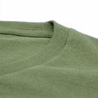 Якісна футболка з Гербом ЗСУ (XL), чоловіча футболка хакі ЗСУ, армійська футболка з бавовни - зображення 6
