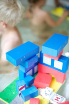 Набір плаваючих блоків для ванни Just Think Toys Floating Coast Guard 17 деталей (0684979220876) - зображення 3