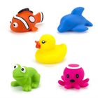 Zestaw zabawek do kąpieli Magni Bath Animals 5 szt (5707594036433) - obraz 1