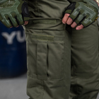 Чоловічі Штани "Bandit" грета з місткими кишенями олива розмір 2XL - зображення 6
