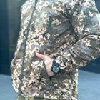 Мужская Демисезонная Куртка Soft Shell на Флисе с прорезиненными замками пиксель размер M - изображение 6