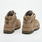 Универсальные кожаные Берцы с Мембраной / Демисезонные низкие Ботинки на гибкой подошве койот размер 39 - изображение 6
