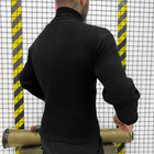 Вязаный мужской Гольф с Патриотической вышивкой / Утепленная Водолазка черная размер XL - изображение 4