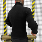 Чоловічий в'язаний Гольф із Патріотичною вишивкою / Утеплена Водолазка чорна розмір XL - зображення 6