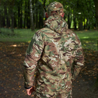 Демісезонна чоловіча Куртка Combat Softshell на флісі з Капюшоном та Липучками під шеврони мультикам розмір L - зображення 8