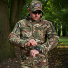 Демісезонна чоловіча Куртка Combat Softshell на флісі з Капюшоном та Липучками під шеврони мультикам розмір S - зображення 5