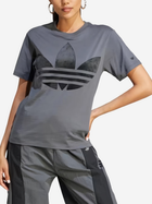 Koszulka damska z nadrukiem Adidas IL2376 M Szara (4066763021764) - obraz 1