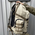 Міцний Рюкзак Intruder із системою MOLLE 60х50,5х40см / Похідний Ранець з косою кишенею бежевий - зображення 5