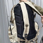 Прочный Рюкзак Intruder с системой MOLLE 60х50,5х40см / Походный Ранец с косым карманом бежевый - изображение 8
