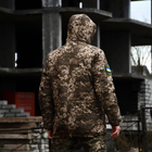 Чоловіча зимова Куртка з капюшоном на синтепоні / Парка піксель розмір 2XL - зображення 3