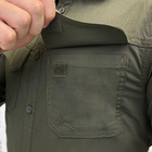 Чоловіча міцна Сорочка Combat RipStop на гудзиках із кишенями олива розмір M - зображення 6