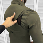 Мужская крепкая Рубашка Combat RipStop на пуговицах с карманами олива размер L - изображение 4