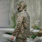 Мужской Анорак Intruder Terra с шевроном в виде флага Украины / Ветровка с капюшоном пиксель размер 3XL - изображение 2