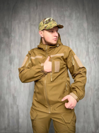 Тактична Куртка вітро-вологозахисна Softshell весна, військова куртка весна/осінь Койот 57 - изображение 3