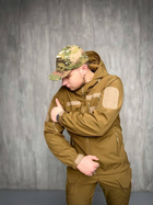 Тактична Куртка вітро-вологозахисна Softshell весна, військова куртка весна/осінь Койот 68 - зображення 4