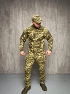 Тактичний польовий костюм вітро-вологозахисний літо, Тактична форма літня ріп-стоп Піксель ММ-14 53 - зображення 1