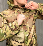 Тактична Куртка вітро-вологозахисна Softshell весна, військова куртка весна/осінь Мультикам 59 - изображение 3