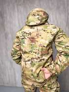 Тактична Куртка вітро-вологозахисна Softshell весна, військова куртка весна/осінь Мультикам 59 - изображение 8