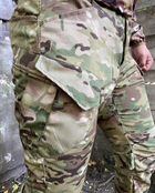 Тактичні штани польові літні, військові штани на літо ріп-стоп Мультикам 52 - зображення 4