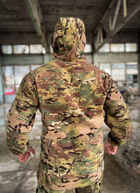 Тактична флісова куртка, куртка флісова для військових фліска Мультикам 3XL - изображение 8