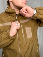 Тактична Куртка вітро-вологозахисна Softshell весна, військова куртка весна/осінь Койот 59 - изображение 2