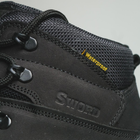 Демисезонные мужские Ботинки Single Sword с мембраной / Нубуковые водонепроницаемые Берцы черные размер 41 - изображение 7