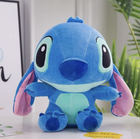 Игрушка мягкая плюшевая Стич 45 см голубого цвета из мультфильма Лило и Стич