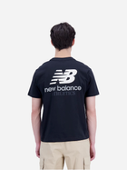 Koszulka męska New Balance MT31504BK XL Czarna (196432500499) - obraz 2