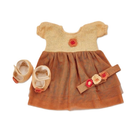 Набір одягу для ляльки Smallstuff Party Dress Shoes And Hair Band 3 шт (5712352097137) - зображення 1