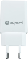 Ładowarka sieciowa DPM 2 x USB biała (5906881212608) - obraz 4
