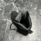 Демисезонные мужские Берцы с патриотическим дизайном и мембраной / Крепкие Ботинки черные размер 42 - изображение 4